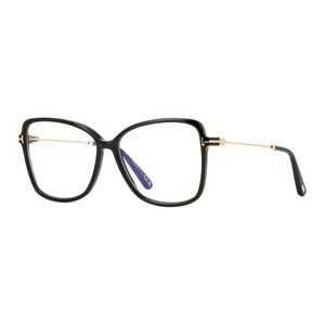 NEW TOM FORD FT5953-B/S 001 EYEGLASSES TF5953-B 001 BLACK WOMEN BUTTERFLY